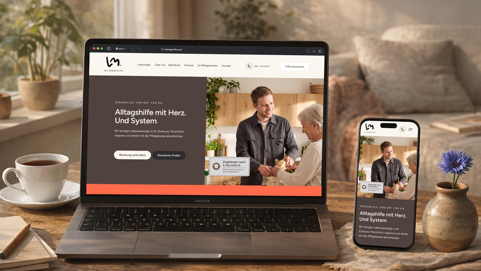 LM Alltagshilfe website — live production site