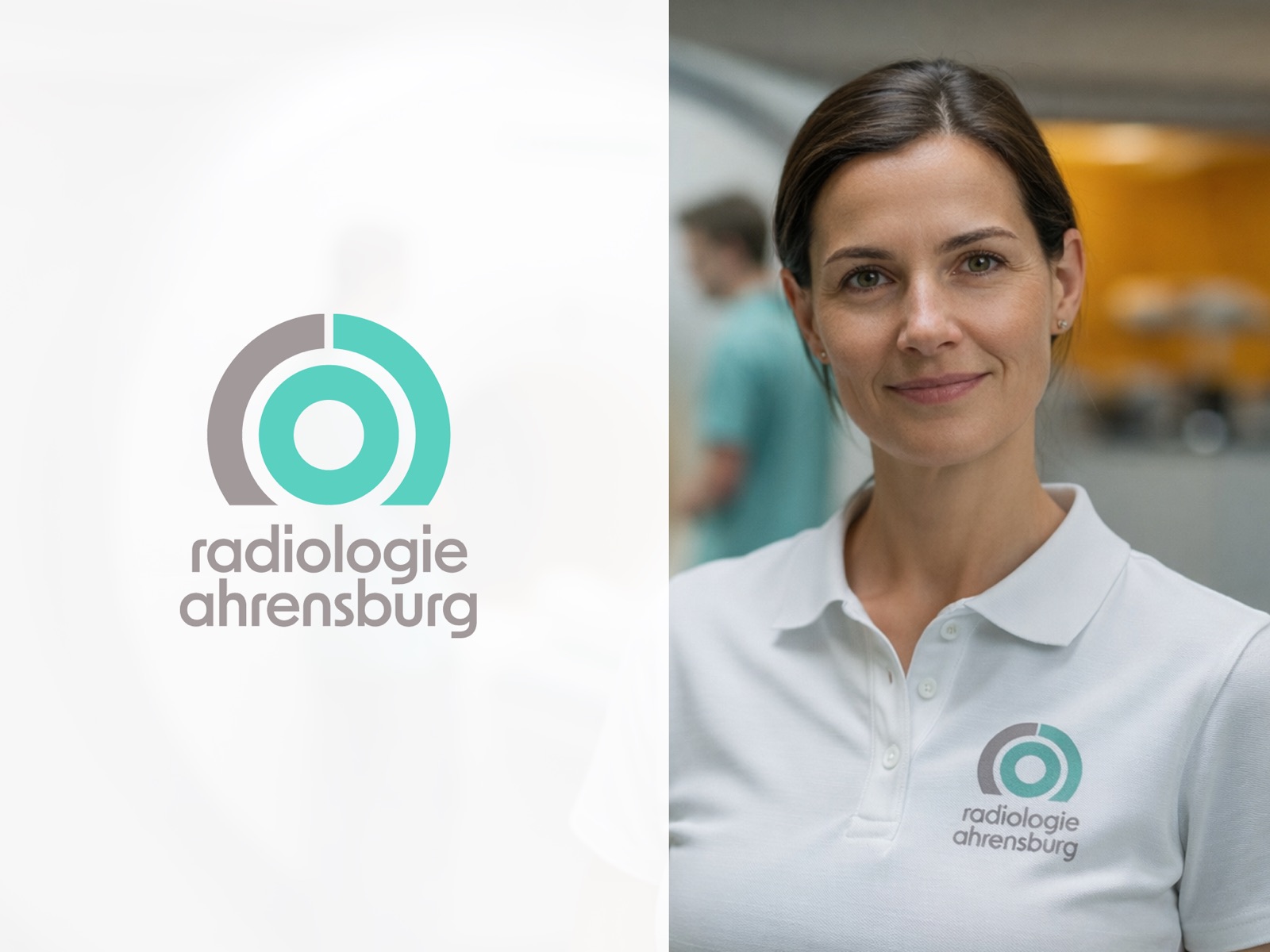 Radiologie Ahrensburg brand identity — logo and visual system